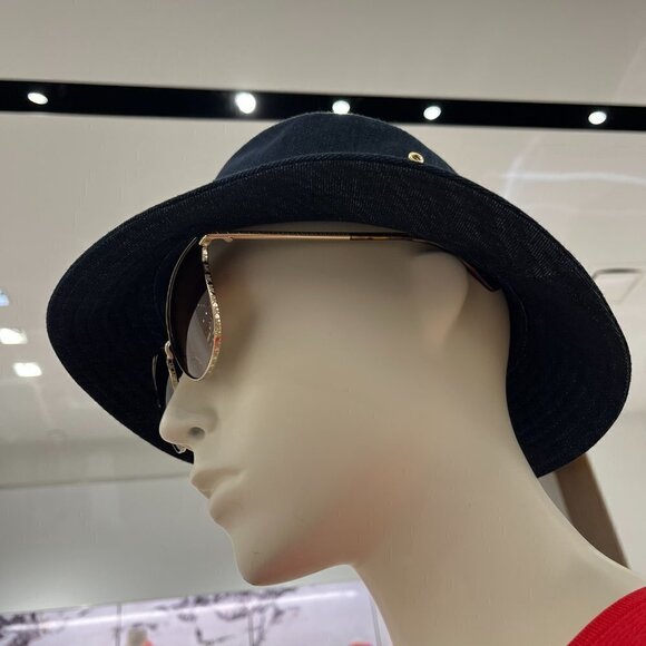 MICHAEL KORS Embellished Denim Bucket Hat - Picture 6 of 8